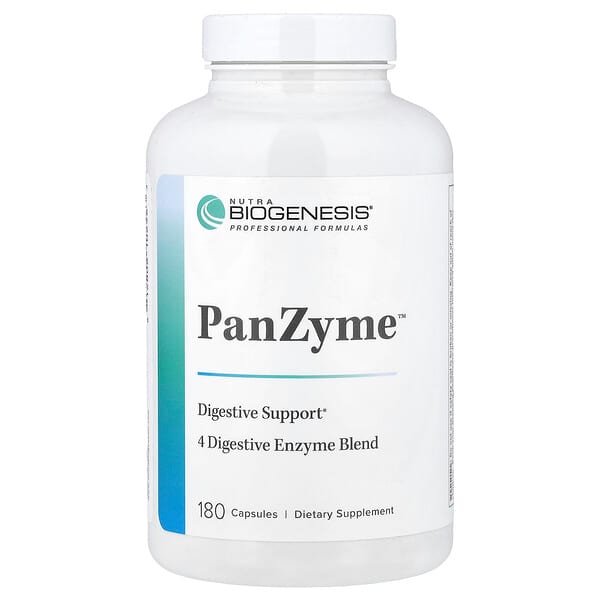 Nutra BioGenesis, PanZyme™, 180 Capsules