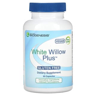Nutra BioGenesis, White Willow Plus, 60 Kapseln