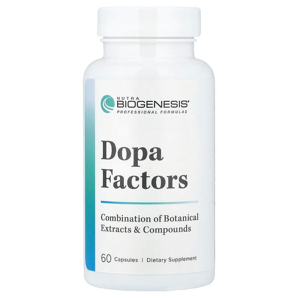 Nutra BioGenesis, Dopa Factors, 60 Capsules