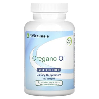 Nutra BioGenesis, Oil of Oregano, 57 mg, 120 Softgels