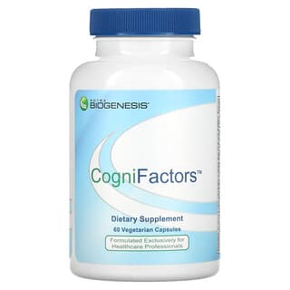 Nutra BioGenesis, CogniFactors, 60 вегетарианских капсул
