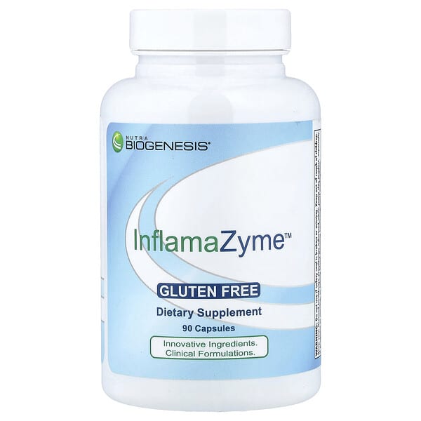 Nutra BioGenesis, InflamaZyme, 90 capsules