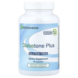 Nutra BioGenesis, Diabetone Plus, 90 капсул