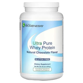 Nutra BioGenesis, Ultra Pure Whey Protein, Natural Chocolate, 2 lb 12 oz (1,250 g)