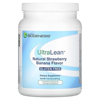 Nutra BioGenesis, UltraLean, Natural Strawberry Banana, 1 lb 5.8 oz (619 g)