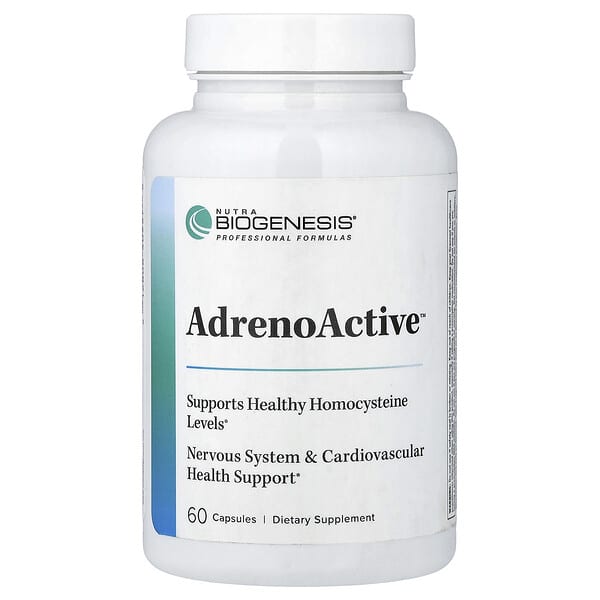 Nutra BioGenesis, AdrenoActive, 60 капсул