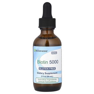 Nutra BioGenesis, Biotina 5000, 5.000 mcg, 59 ml (2 fl oz)