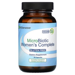 Nutra BioGenesis, Completo MicroBiótico para Mulheres, 30 Cápsulas