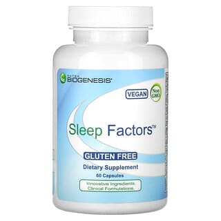 Nutra BioGenesis, Sleep Factors`` 60 cápsulas