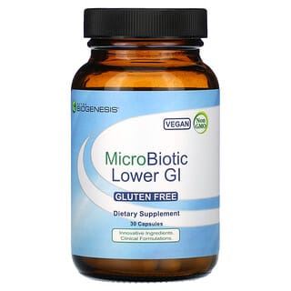 Nutra BioGenesis, MicroBiotic GI inférieur, 30 capsules