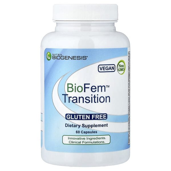 Nutra BioGenesis, BioFem™ Transition, 캡슐 60정