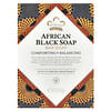 Nubian Heritage, африканское черное кусковое мыло, 142 г (5 унций)