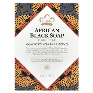 Nubian Heritage, African Black Bar Soap, 5 oz (142 g)