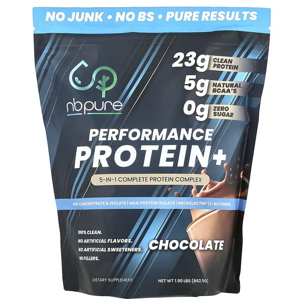 Performance Protein+, Chocolate, 1.9 lbs (862.5 g)