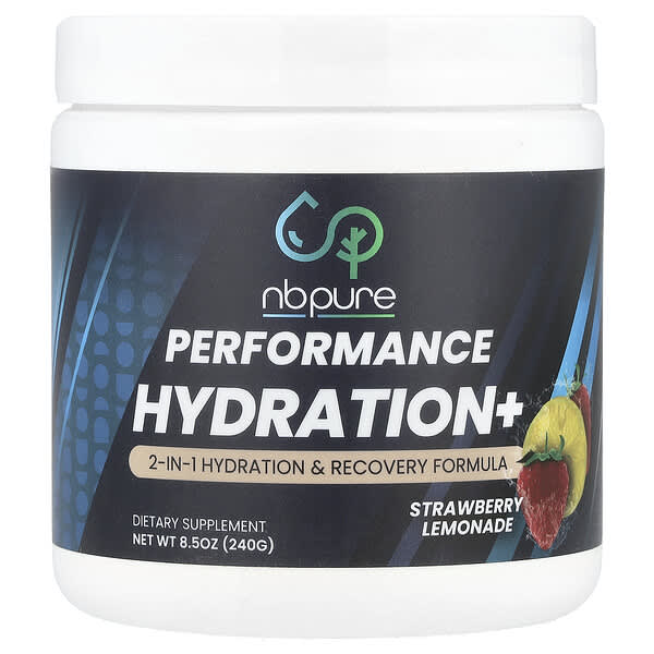 Performance Hydration+, Strawberry Lemonade, 8.5 oz (240 g)