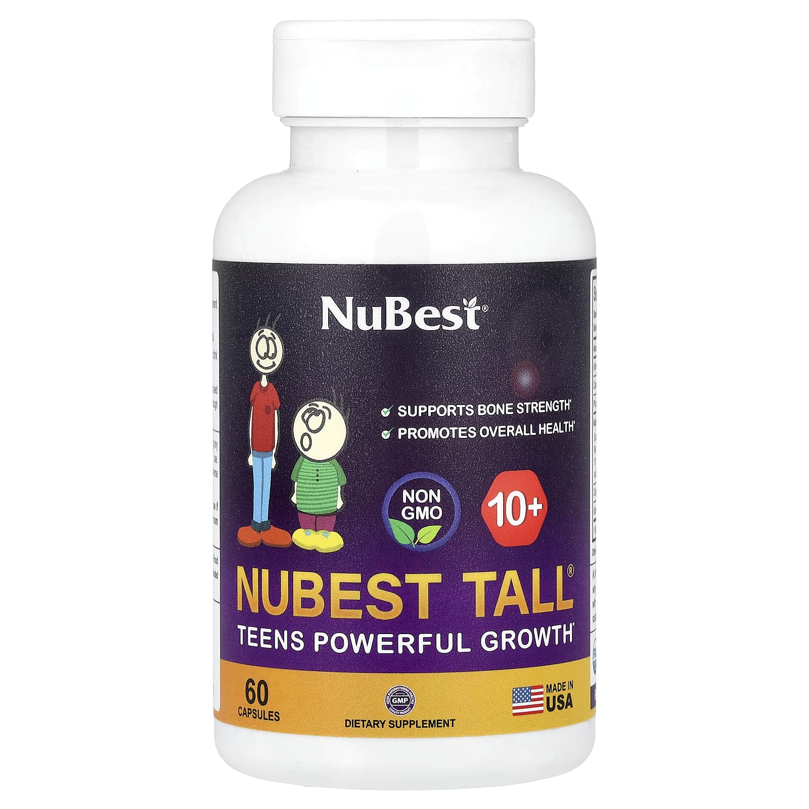 NuBest, Tall® 10+，青少年優效生長幫助，60 粒膠囊