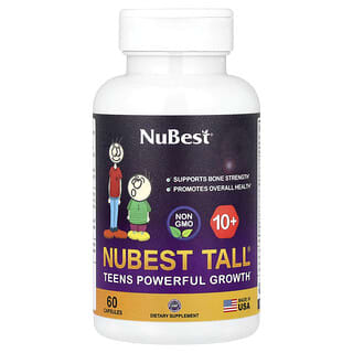 NuBest, Tall® 10+, Gençler İçin Güçlü Büyüme, 60 Kapsül
