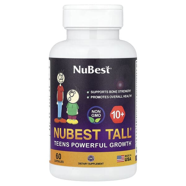 NuBest, Tall®, Teens Powerful Growth, 10+, 60 Capsules — product photo 1