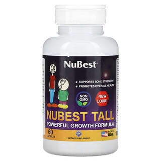 NuBest, Tall, эффективное средство для роста, 60 капсул