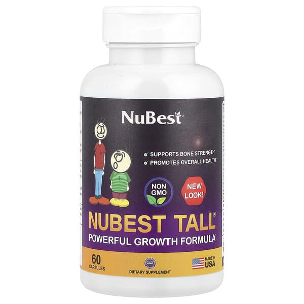 NuBest, Tall® สูตรช่วยการเจริญเติบโตประสิทธิภาพสูง บรรจุ 60 แคปซูล