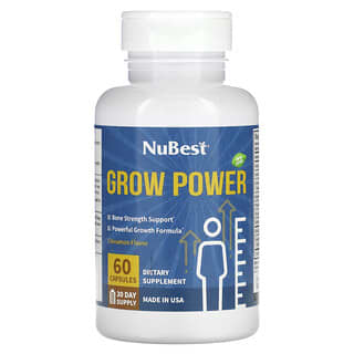 NuBest, Grow Power, Cinnamon, 60 Capsules