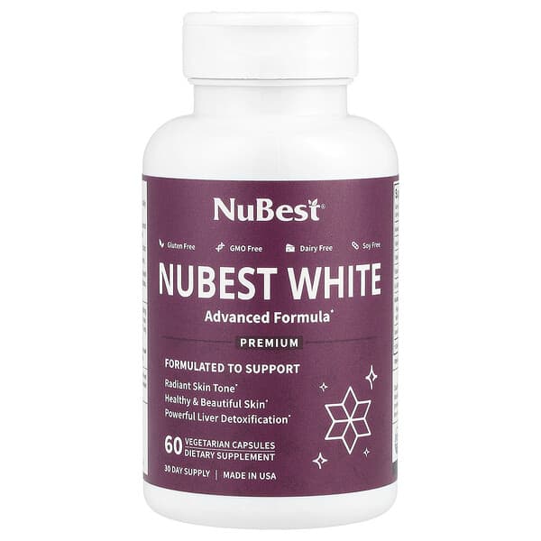 White, 60 Vegetarian Capsules