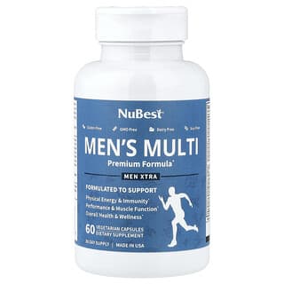 NuBest, Premium Men's Multi , 60 Vegetarian Capsules