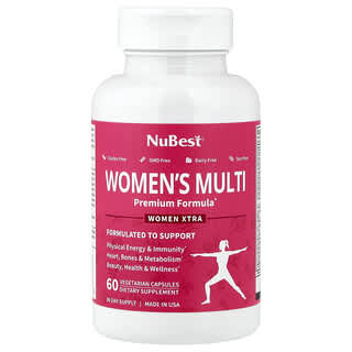 NuBest, Premium Women's Multi, 60 Vegetarian Capsules