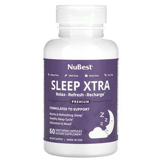 NuBest, Sleep Xtra, 60 вегетарианских капсул