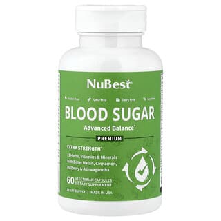 NuBest, 혈당, 베지 캡슐 60정