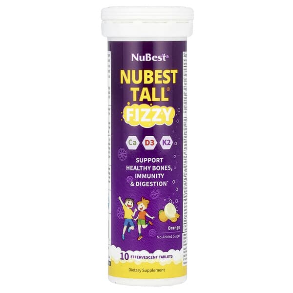 NuBest, Tall® เม็ดฟู่ รสส้ม บรรจุ 10 เม็ดฟู่