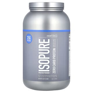 Isopure, Zero Carb, Protein Powder, Creamy Vanilla, 3 lbs (1.36 kg)