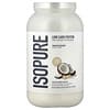 Isopure, Poudre de protéines à faible teneur en glucides, Noix de coco grillée, 1,38 kg