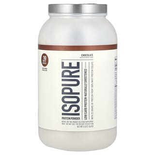 Isopure‏, אבקת חלבון דלת פחמימות, בטעם שוקולד, 1.36 ק“ג (3 ליברות)