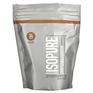 Isopure, 저탄수화물 단백질 파우더, 더치 초콜릿, 454g(1lb)