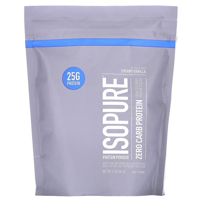 Nature's Best Isopure Protein Powder Zero Carb Creamy Vanilla 7.5 lbs •  Price »
