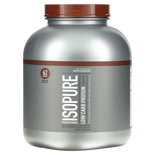Isopure, Low Carb Protein Powder, Dutch Chocolate, 4.5 lb (2.04 kg)