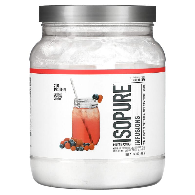 Infusions Protein Powder, Mixed Berry, 14.1 oz (400 g)