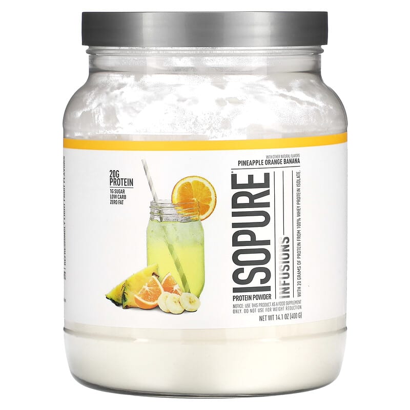 Isopure Zero Carb Protein Drink, Icy Orange - Shop Diet & Fitness