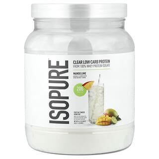 Isopure, Clear Low Carb Protein Powder, Mango Lime, 14.1 oz (400 g)