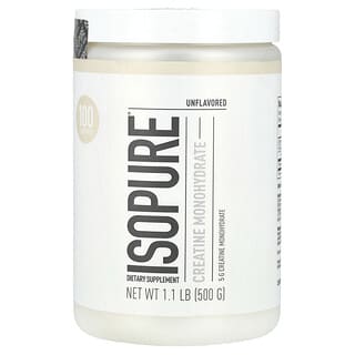 Isopure, Creatine Monohydrate, Unflavored, 1.1 lb (500 g)