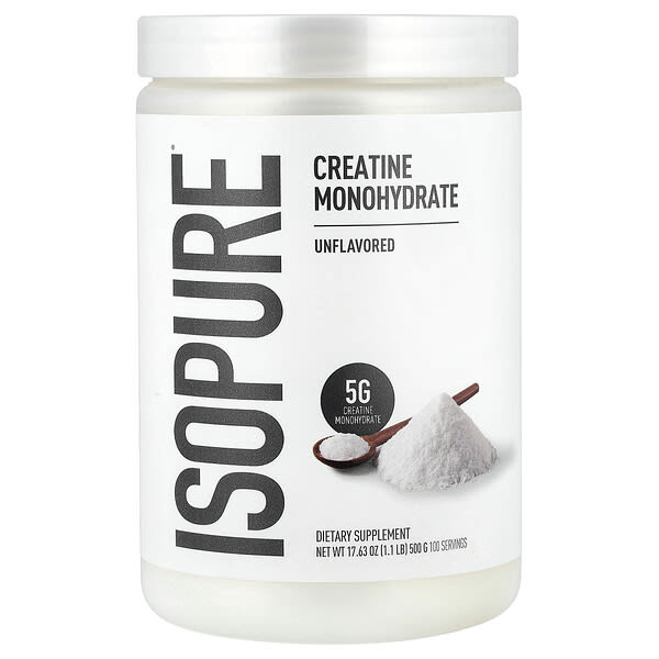Isopure, Creatine Monohydrate, Unflavored, 1.1 lb (500 g) — product photo 1