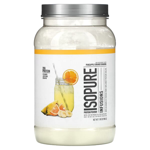 Isopure, Infusions Protein Powder，鳳梨橙香蕉，1.98 磅（900 克）