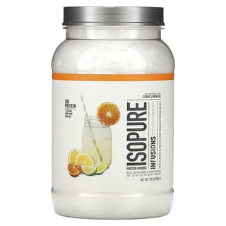 Isopure, Infusions, протеиновый порошок, цитрусовый лимонад, 900 г (1,98 фунта)