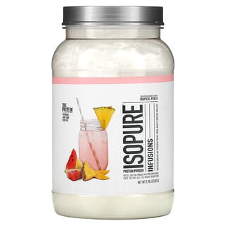 Isopure, Proteína en polvo Infusions, Ponche tropical`` 900 g (1,98 lb)
