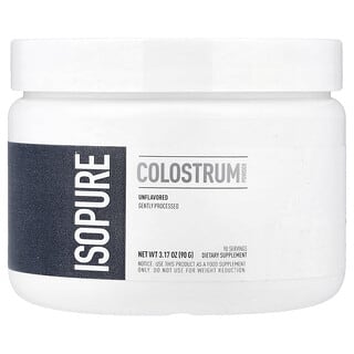 ايزوبيور‏, Colostrum Powder, Unflavored, 3.17 oz (90 g)
