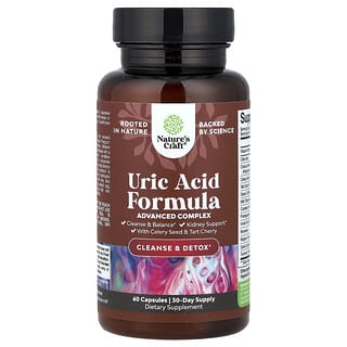 Nature's Craft, Uric Acid Formula, Harnsäure-Formel, 60 Kapseln