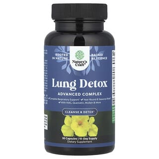 Nature's Craft, Lung Detox, 캡슐 30정