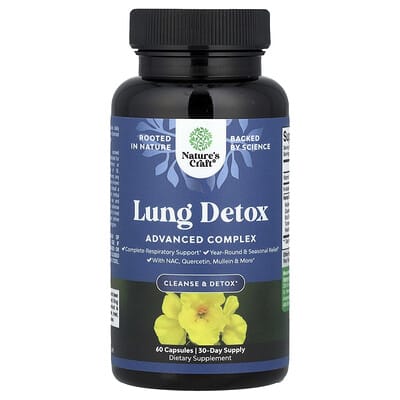 Nature's Craft, Lung Detox, 60 Capsules