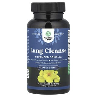 Nature's Craft, Lung Cleanse, Lungenreinigung, 60 Kapseln